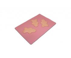 Paroh Hillys Kitchen - Tapete para cocinar (silicona, 35,5 x 24,5 cm)