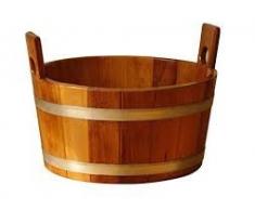 Sudor Ewell® Sauna Soporte bañera de madera barnizado con Higiene sellado