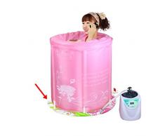 Baño de baño de uso dual baño Bañera de gabinete vapor cubo de baño plegable sauna