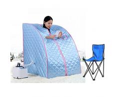 Portable Sauna de Vapór Portátil Silla Spa infrarroja - Azul Joshnese
