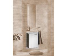 Lavabo Armario vadea (frontal): Color Blanco, color (estructura): pino Antracita