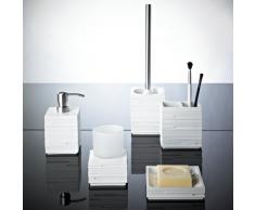 Ridder 22150501 Brick - Dispensador de jabón líquido, color blanco