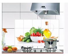 jiastone impermeable ant-aceite manchas lecythus Cocina Decoración Pared Azulejos adhesivo