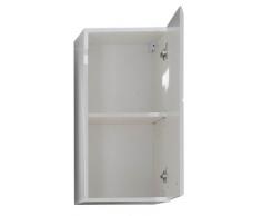 Trendteam 1327-501-01 - Armario colgador de baño, 37 x 71 x 23 cm, color blanco brillante