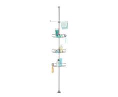 simplehuman BT1062 - Estantería de ducha con barra tensora, acero inoxidable y aluminio anodizado