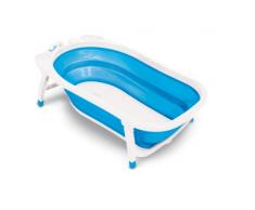 dBb-Remond 306216 - Bañera plegable para bebés, color azul y blanco