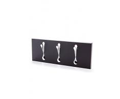 Wink design, Virginia, pared ganchos para colgar ropa montada Black 3