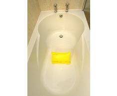 Baño – Almohada inflable cuello cojín de apoyo – Pie y reposacabezas para baño – bañera de lujo impermeable y cómodo Accessory – se seca rápidamente y naturalmente