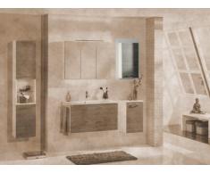 Armario Vadea color (estructura): blanco, color (front): pino Antracita