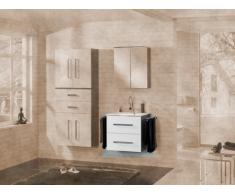 Lavabo mueble para fregadero de Lugano/Como (frente) Color: blanco, color (estructura): pino Antracita