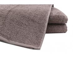 ZOLLNER® Juego de 3 toallas de ducha / toallas de baño / toallas de cuerpo, calidad premium 520 g/m², 70x140 cm, algodón 100%, color topo, en otros colores, del especialista textil, serie "Star-Elba"
