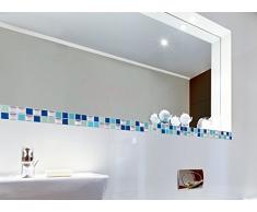 Grandora W5288 Mosaico Adhesivo de azulejo Efecto 3D tamaño Elección Adhesivo de pared Cocina Baño Decoración azulejos Lámina autoadhesiva - como seleccionado, Design 1