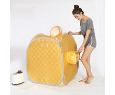 Good moral character Sauna de vapor de la familia con Khan sala de vapor fumigaci¨®n Khan sala de vapor sala de sauna sudando tres con plegable
