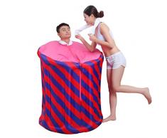 ZWL Portable Fold Sauna Bañera Caja Inicio Sauna Habitación Familia Stream Sala Khan Steam Box Khan Steamed Barrel Moda.z ( Tamaño : 90*110CM )