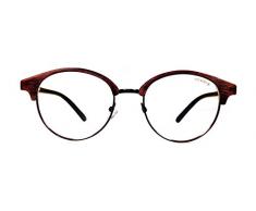 NOWAVE gafas neutras para PC, Tablet, Smartphone, TV y Gaming. Eliminan la fatiga y la irritación visual. Montura súper ligera. Accesorios para oficina y estudiantes. Gafas para reposar CONTRA LUZ AZUL 40% y UV 100%. Filtro de