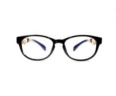 NOWAVE gafas neutras para PC, Tablet, Smartphone, TV y Gaming. Eliminan la fatiga y la irritación visual. Montura súper ligera. Accesorios para oficina y estudiantes. Gafas para reposar CONTRA LUZ AZUL 40% y UV 100%. Filtro de