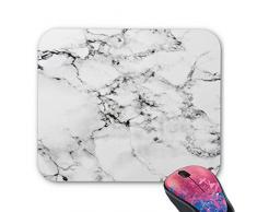 Mármol textura personalizado Rectángulo alfombrilla de ratón Oblong Gaming Mousepad oficina accesorios y regalo en 9.25 x 7.25inch