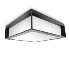 Philips Ecomoods Skies - Lámpara para pared o techo, iluminación exterior, incluye 2 bombillas, casquillo gordo E27