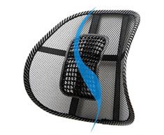 Demiawaking Soporte Apoyo de Espalda Respaldo Asiento Almohada Accesorios para Coche Hogar Oficina