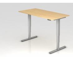 upliner 2.0 de pie escritorio - T de soporte de estructura, Ancho 1600 mm Decoración Arce - Espacio de trabajo de trabajo EDV - Mesa de escritorio en esquina esquina escritorios escritorio pie mesa upliner 2.0 Oficina Muebles programa