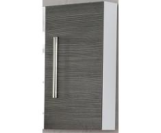 Armario de Lugano/Como color (front): pino antracita, color (estructura): blanco brillante