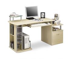 SixBros. Mesa de ordenador Arce - S-202A/87 - Estructura MDF Color arce