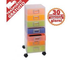 Jolly Niji 3115 Cajonera con Ruedas, 7 Cajones, 65 cm