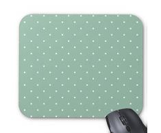 Años 50 Estilo Grayed Jade verde lunares alfombrilla de ratón gran oficina accesorios y regalo