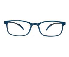 NOWAVE gafas neutras para PC, Tablet, Smartphone, TV y Gaming. Eliminan la fatiga y la irritación visual. Montura súper ligera. Accesorios para oficina y estudiantes. Gafas para reposar CONTRA LUZ AZUL 40% y UV 100%. Filtro de