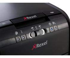 Rexel Auto+ 80X - Destructora de papel con alimentación automática (corte en confeti, cuchilla autolimpiable, 20 litros), color negro