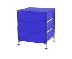 Kartell 2011L2 - Contenedor de oficina para hogar, color azul