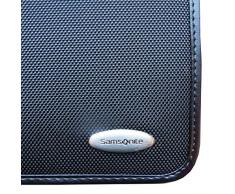 Samsonite - Carpeta organizadora de piel y tela para congresos, tamaño A4, 310 x 240 mm, color negro