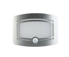 Lámpara de Pared con Sensor de movimiento Apliques Focos Led de Acero Inoxidable Iluminación Moderna de pasillo Escaleras Hoteles Luces