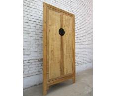 China Armario esquinero zweituerig Pino Madera Natural con metal Herraje