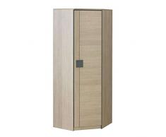 JUSThome Gumi G VII Armario de esquina Santana Roble Tamaño 187 x 71 x 71 cm