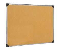 5 Star 915609 Office - Tablero de corcho de pared con marco de aluminio (90 x 60 cm)
