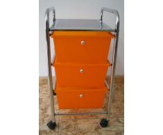 Baño Armario, badtrolley, Roll Contenedor, Oficina Armario, ruedas, 3 cajones, baño estante