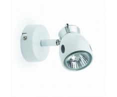 Faro MIKA 40880 aplique de pared - (1L, Gu10, 50W), Blanco, Interior