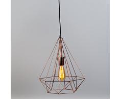 QAZQA Diseño, Moderno Lámpara colgante CARCASS cobre, Metal, Otros / Adecuado para LED E27 Max. 1 x 60 Watt
