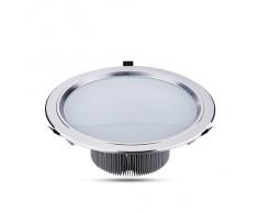 1x 18W techo foco LED aluminio Empotradas Lluminación Lámpara Conjunto Empotrada Focos bombillo 5730 110V-240V Acero Inoxidable Luz de Techo