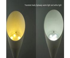 Glighone Lámpara de Pie Regulable 6W 26LED con 2 Niveles de Brillo y 2 Colores de Luz Ajustable para Leer, Escribir y Estudiar