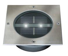 Ranex RA-2605040 - Foco solar LED para suelos, forma cuadrada