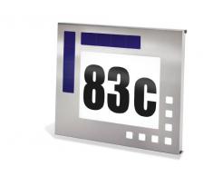 Esotec 102037 Design - Lámpara de pared solar con número de casa
