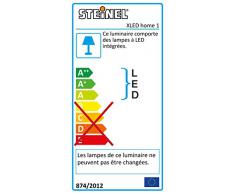 Steinel Xled Home 1 003661 - Foco sensor LED para exterior con detector de movimiento, 140° ángulo de detección, proyector con 12 vatios potencia, 920 lm luminosidad, 3700 K color de luz, color negro