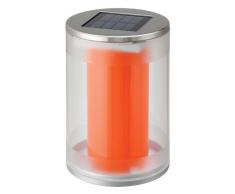 Stellar 1118-1 Charme Fun - Lámpara solar de mesa (decorativa, para mesa y suelo, 1 LED blanco de gran potencia), color naranja