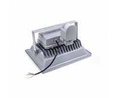 RPGT 10W Blanco Cálido LED Foco Proyector Luz, Foco proyector con iluminación LED y PIR sensor