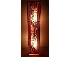 Lámpara de pie asiatica Ubud Red (LA12-70), Decoración luminosa de diseño Bali