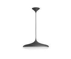 Philips Cher - Lámpara colgante conectada, LED integrado, controlable vía App, color negro