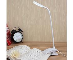 Lámpara de Mesa, VSOAIR Lámparas de Escritorio Flexibles de LED con 3 Luces de Lectura de Atenuador Táctil de Nivel de Brillo