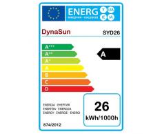 DynaSun 10241 2xSYD26W - Bombilla de bajo consumo para estudio fotográfico (2 unidades, 150 W), blanco